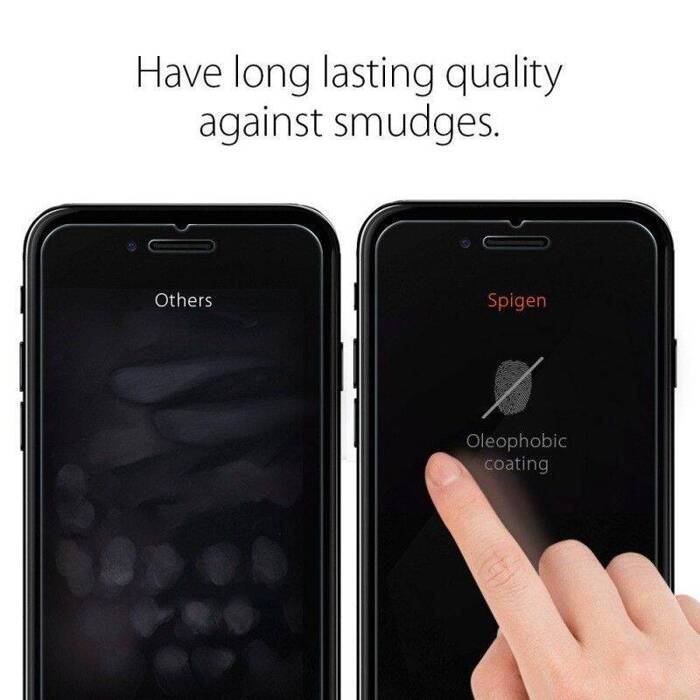 Tempered Glass Spigen Glas.Tr Slim iPhone SE 2022 2020 7 8