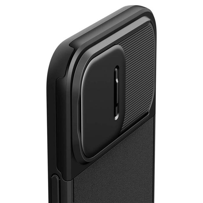 Coque Spigen iPhone 15 Pro Optik Armor Mag MagSafe Noir