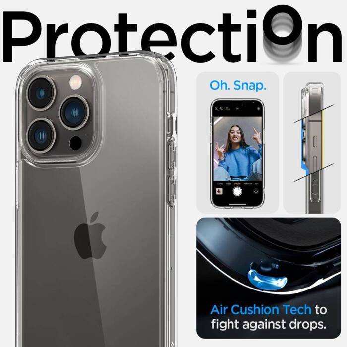 Etui SPIGEN iPhone 14 Pro Ultra Hybrid Crystal Clear Case